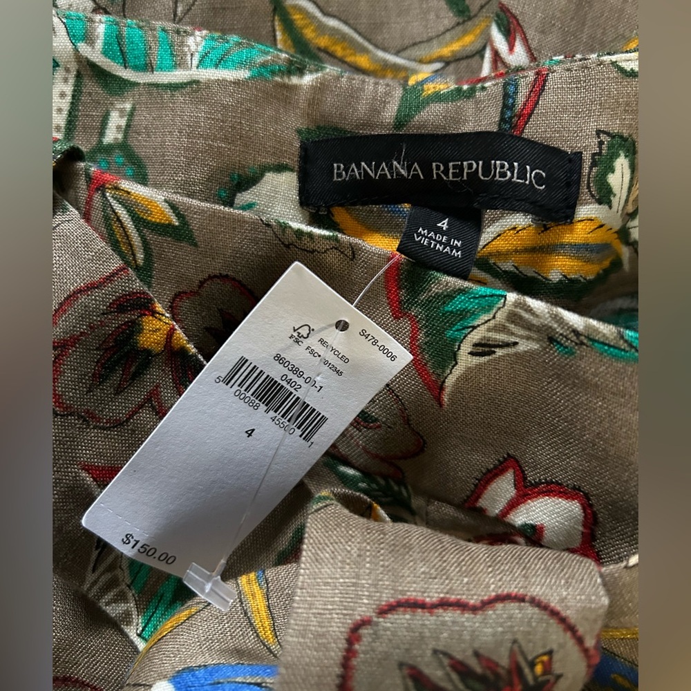 Banana Republic Wrap Wide Leg Pants Resort Wear - Picture 8 of 8